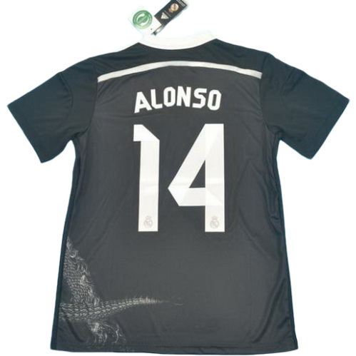 maillot homme exterieur real madrid 2014-2015 alonso 14 noir