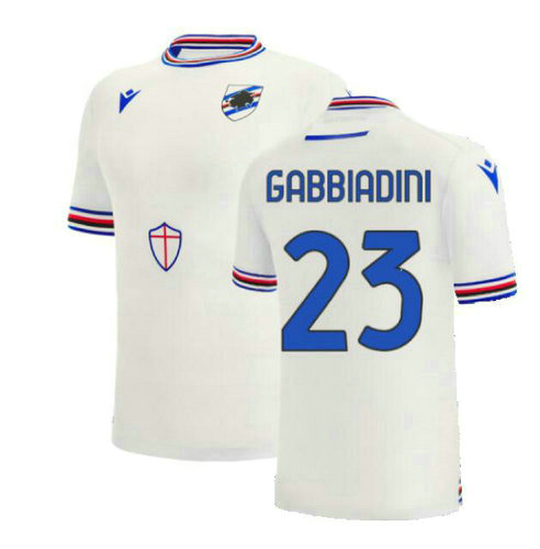 maillot homme exterieur uc sampdoria 2022-2023 gabbiadini 23