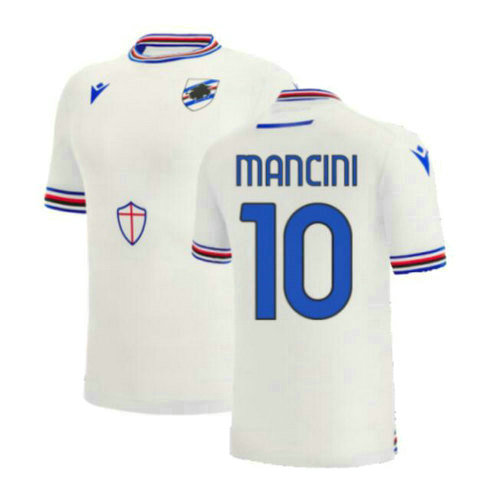 maillot homme exterieur uc sampdoria 2022-2023 mancini 10