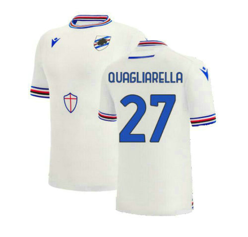 maillot homme exterieur uc sampdoria 2022-2023 quagliarella 27