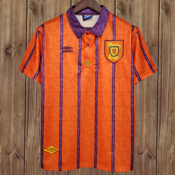 maillot homme exterieur Écosse 1993-1994 orange