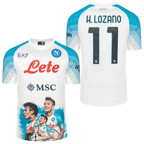 maillot homme face game naples 2022-2023 lozano 11