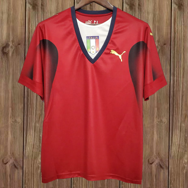 maillot homme gardien italie 2006-2008 rouge