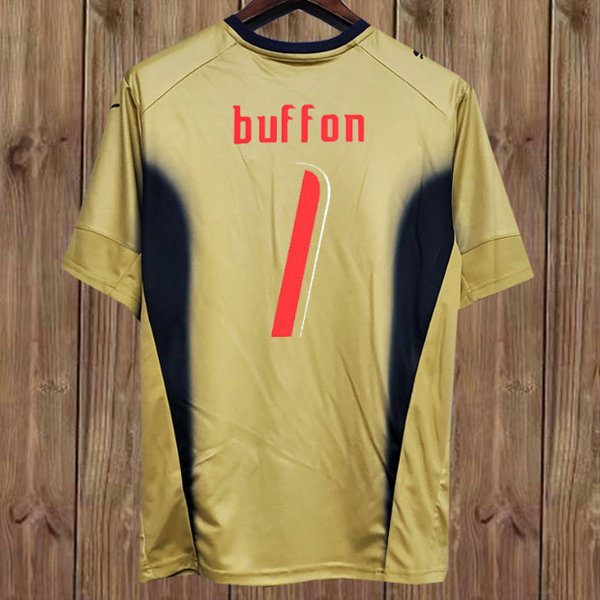 maillot homme gardien italie 2006 buffon 1 jaune