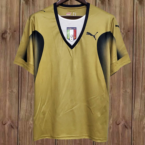 maillot homme gardien italie 2006 jaune