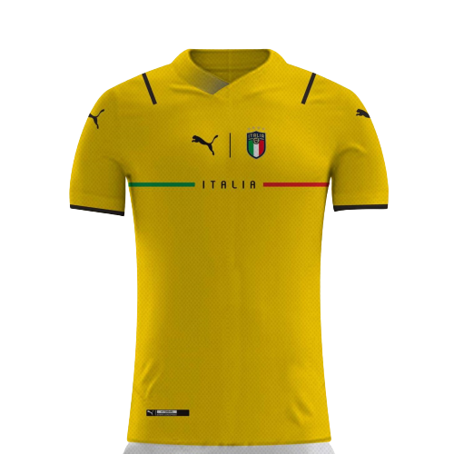 maillot homme gardien italie 2021 2022 jaune
