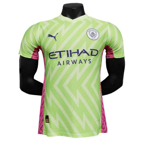 maillot homme gardien player version giallo manchester city 2023-2024