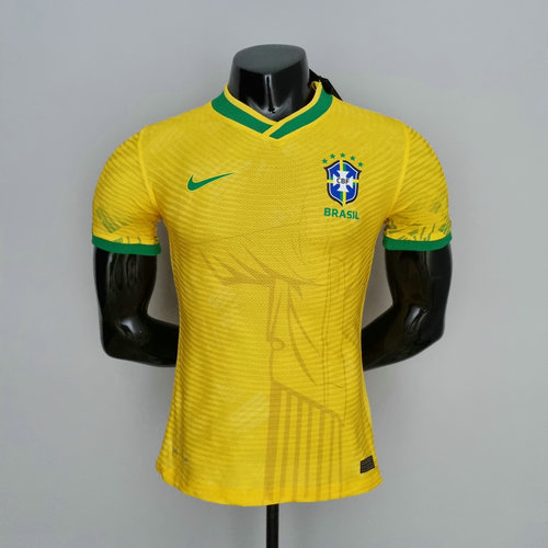 maillot homme jaune brésil 2022-2023 player version