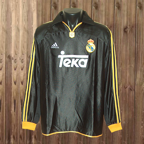 maillot homme manches longues exterieur real madrid 1999-2001