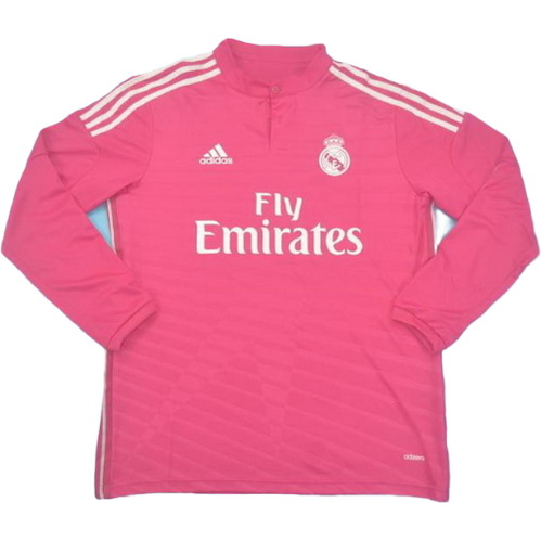 maillot homme manches longues troisième real madrid 2014-2015 rose