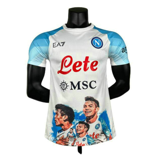 maillot homme player version blanc naples 2023-2024