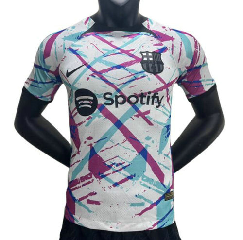 maillot homme player version special edition fc barcelone 2023-2024 bianco