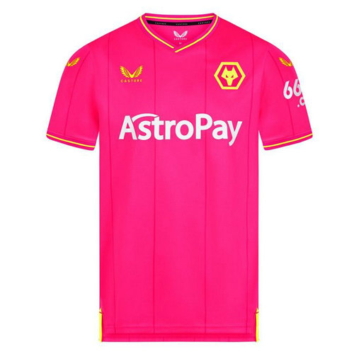 maillot homme portiere thaïlande rosso wolverhampton wanderers 2023-2024