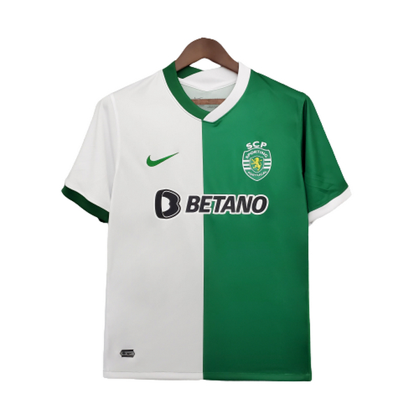 maillot homme pre-match training sporting cp 2021 2022 vert blanc