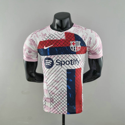 maillot homme rose player version special edition fc barcelone 2022-2023