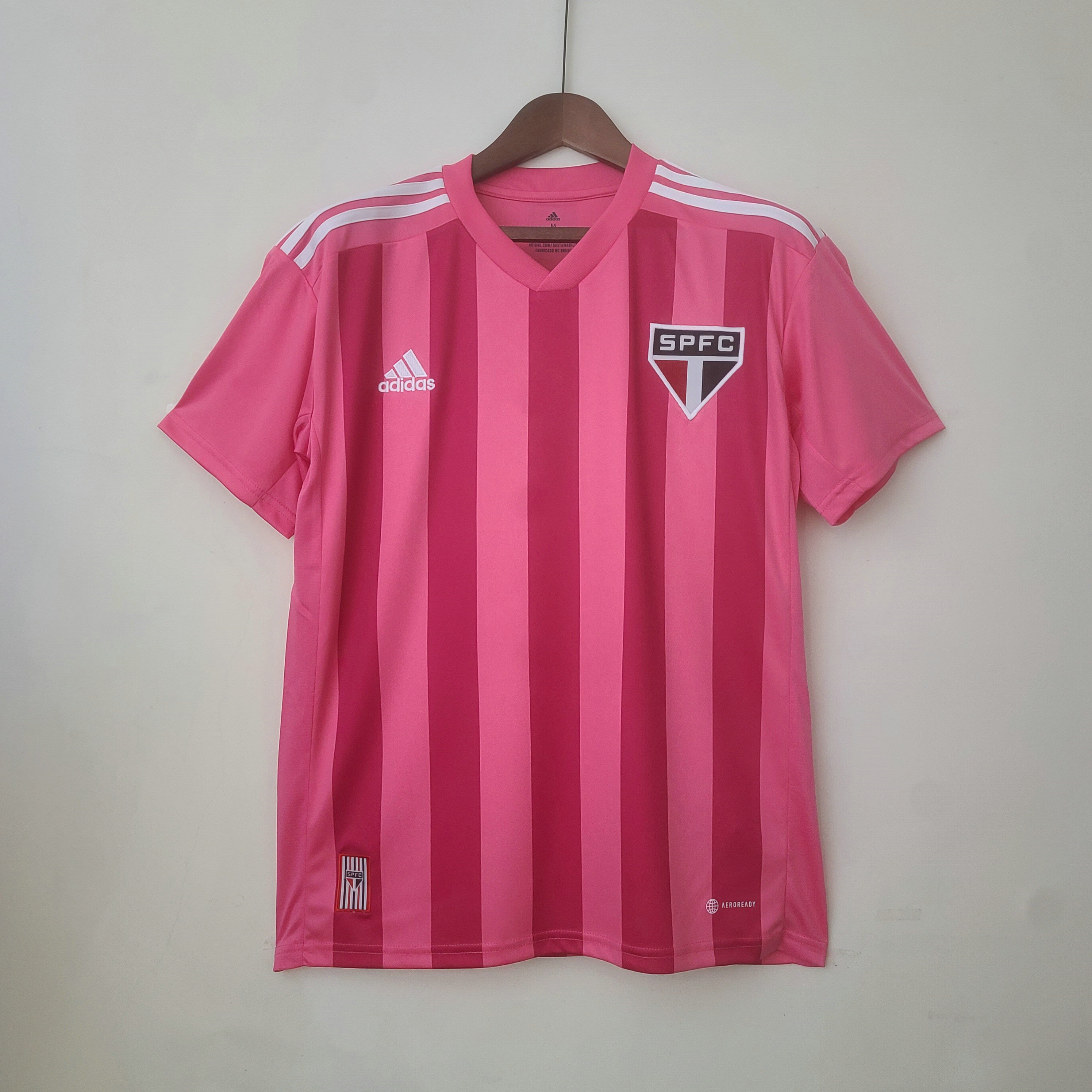 maillot homme rose são paulo 2022-2023