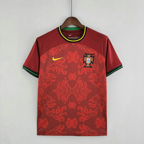 maillot homme rouge special edition player version portugal 2022-2023
