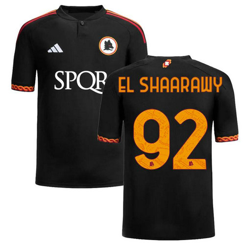 maillot homme terza as rome 2023-2024 el_shaarawy 92