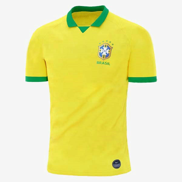 maillot homme thaïlande domicile brésil 2019-20 jaune