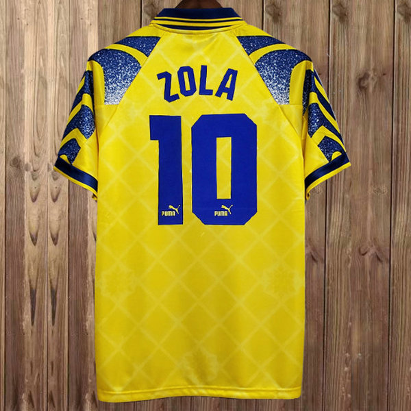 maillot homme troisième parma 1995-1997 zola 10 jaune