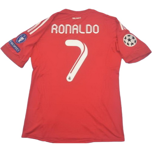 maillot homme troisième real madrid 2011-2012 ronaldo 7 rouge