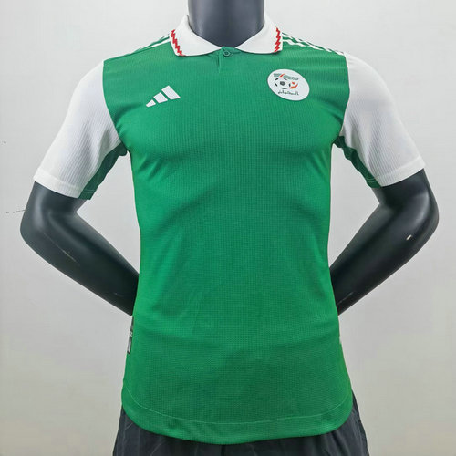 maillot homme vert player version algérie 2022-2023