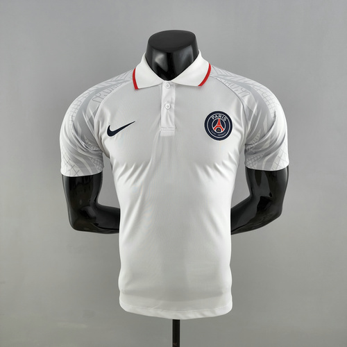 maillot polo homme blanc psg 2022-2023