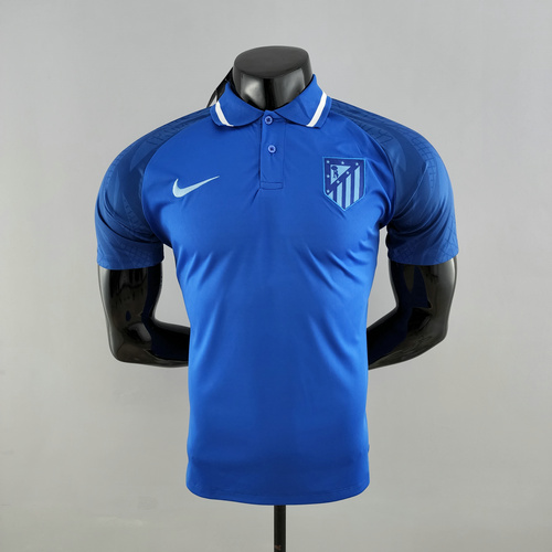 maillot polo homme bleu atlético de madrid 2022-2023