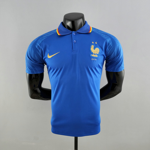 maillot polo homme bleu france 2022-2023