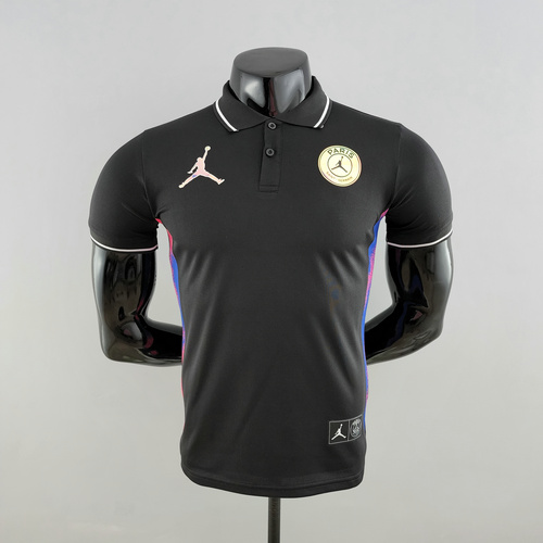 maillot polo homme noir violet psg 2022-2023