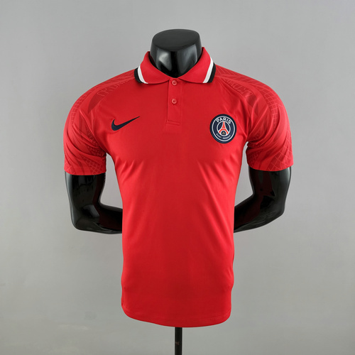 maillot polo homme rouge psg 2022-2023