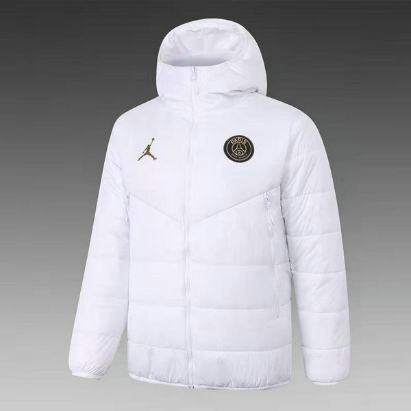 manteau coton homme moda psg 2021-22 blanc
