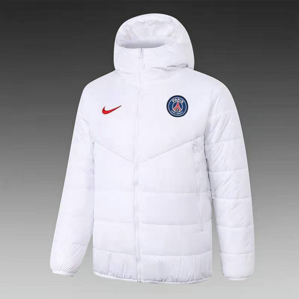 manteau coton homme moda psg 2021 2022 blanc