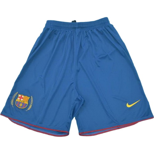 shorts homme domicile fc barcelone 2007-2008 bleu
