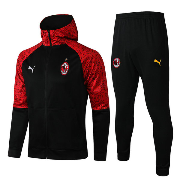 veste homme ensemble moda ac milan 2021 2022 noir