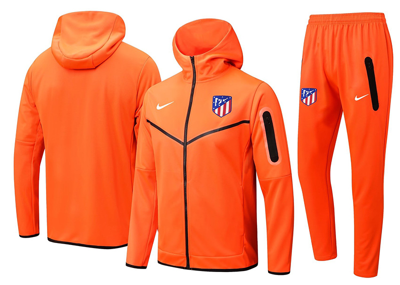 veste à capuche homme orange atlético de madrid 2022-2023